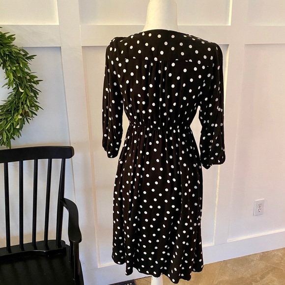 *SOLD* Isabel Maternity Polka Dot Dress Small - Picture 3 of 9